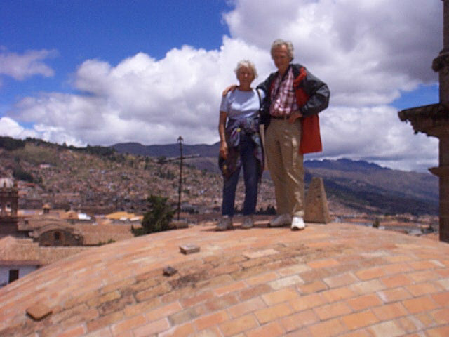 Cusco auf d.Kuppe d.St.PedroKirche.jpg - cusco, auf dem dach von san pedro